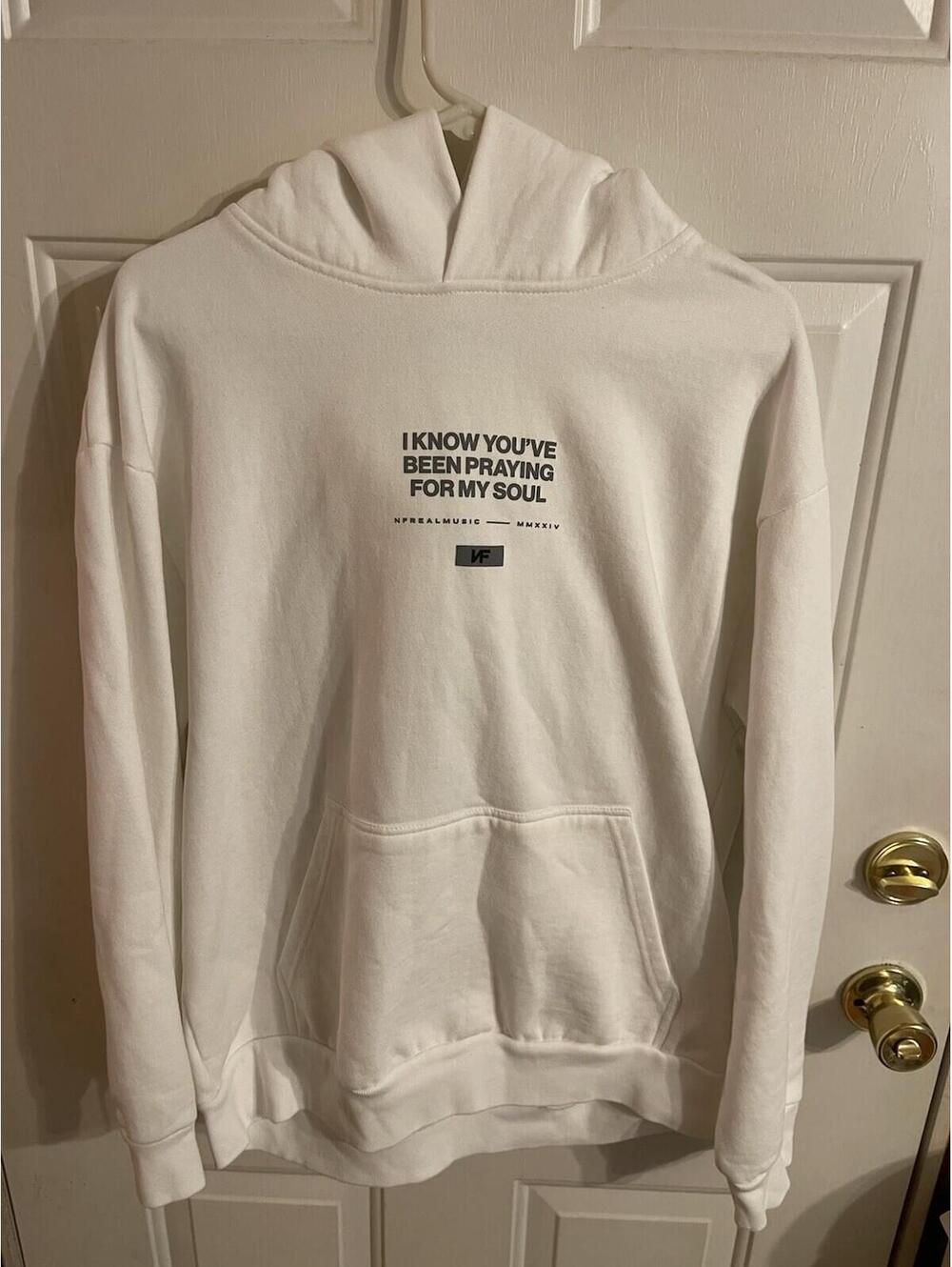 NF Lost Souls Tour Hoodie White Size 2XL